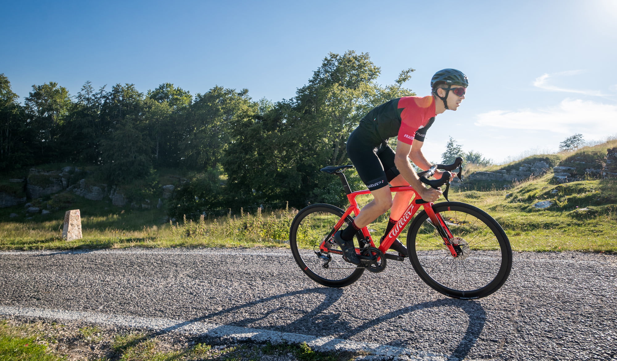 Wilier Cento10 SL Disc Rival M RED BLACK koła NDR38 - obrazek 5